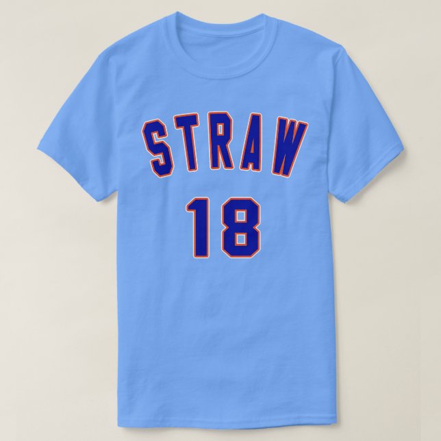 Darryl Strawberry 18 estilo Jersey 1988 (Diseño del anverso)