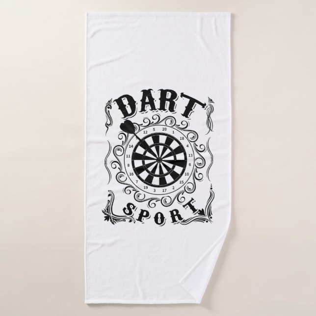 Dart es mi deporte (Toalla de baño)