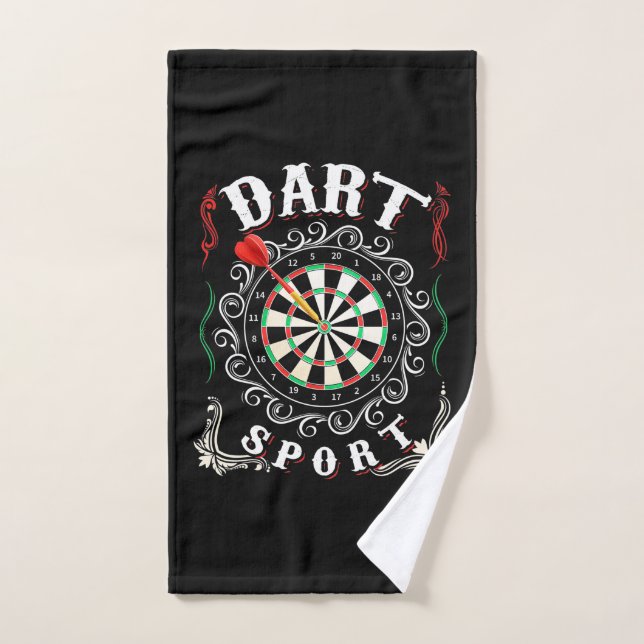 Dart es mi deporte (Toalla de mano)