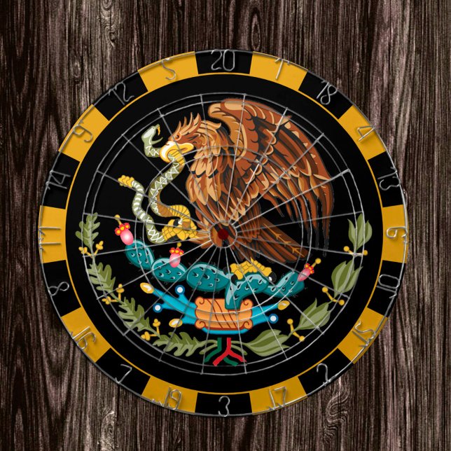 Dartboard y dardos de bandera de México / tablero  (Subido por el creador)