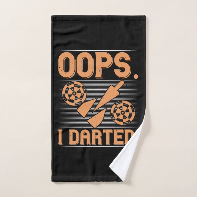 Darts - Oops I Dart (Toalla de mano)
