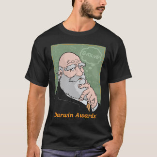 Darwin: Desarrolle la camiseta - negro