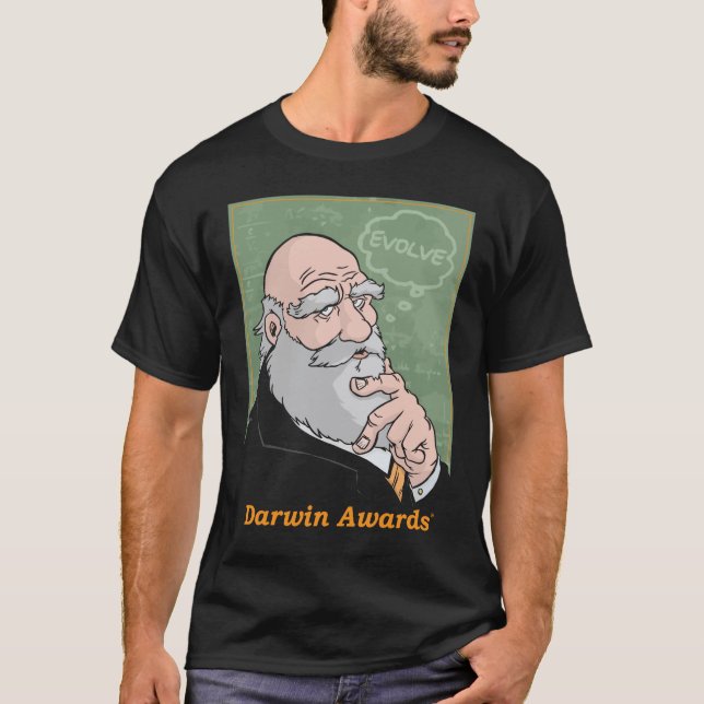 Darwin: Desarrolle la camiseta - negro (Anverso)