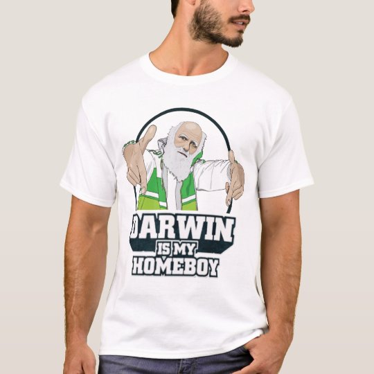 Darwin es mi camisa del ateo del Homeboy