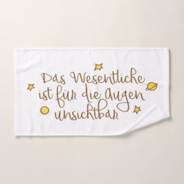 Das Wesentliche ist für die Augen unsichtbar