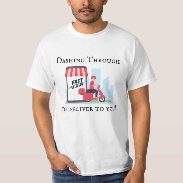 Dashing Through para entregarle la camiseta del co (Anverso)