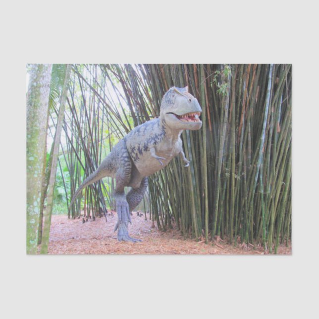 Daspletosaurio - Papel del tejido de los dinosauri (Anverso)