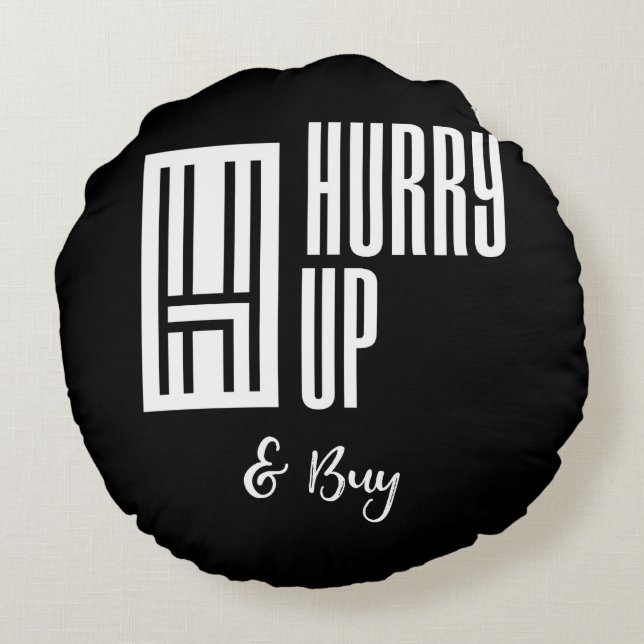 Date prisa y compra almohada (Reverso)