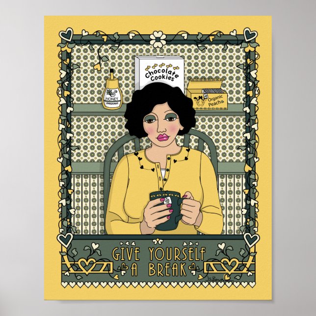 Date un descanso_C_8x10 Póster (Frente)