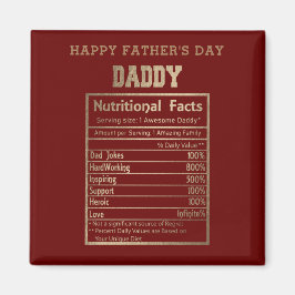 datos nutricionales de papi imán del día del padre