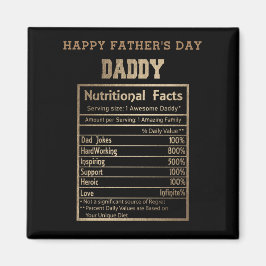 datos nutricionales de papi imán del día del padre