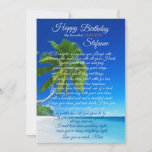 Daughter Birday Card Greetings Love<br><div class="desc">Espero que disfrutes de esta gran tarjeta de cumpleaños con esta,  feliz cumpleaños,  mi hermosa hija y una escena tropical. Puede CAMBIAR TODA LA INFORMACIÓN PERSONAL de la tarjeta para satisfacer sus necesidades. ¡Disfruta! https://www.zazzle.com/store/artzdizigns</div>