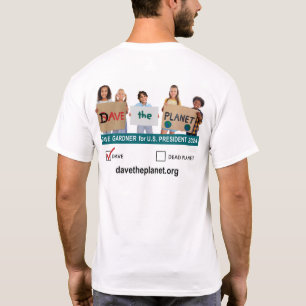 Dave el planeta camiseta