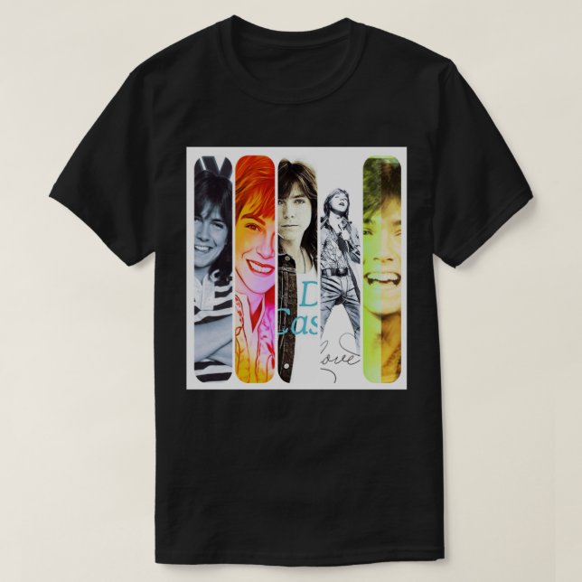 david cassidy es un amor para siempre la camiseta  (Diseño del anverso)