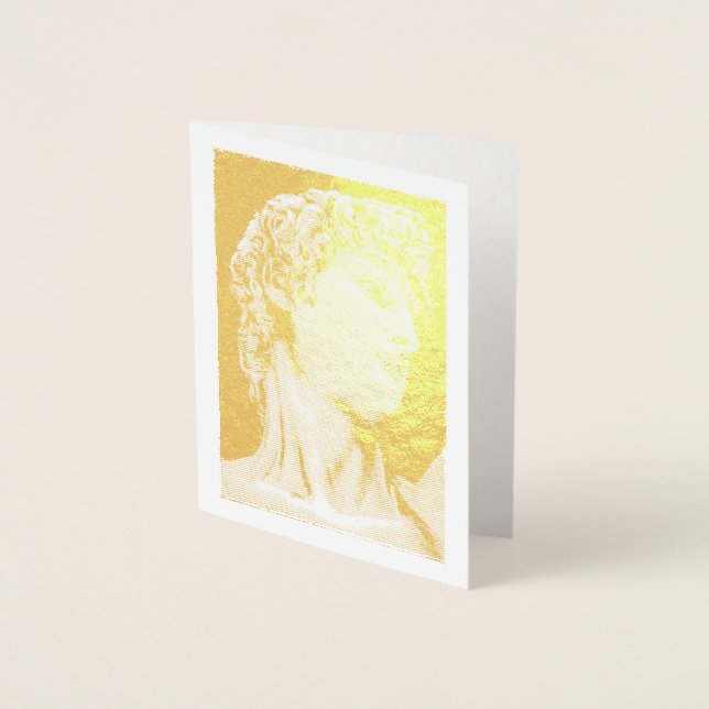 David, después de Michelangelo... tarjeta de Relie (Anverso)