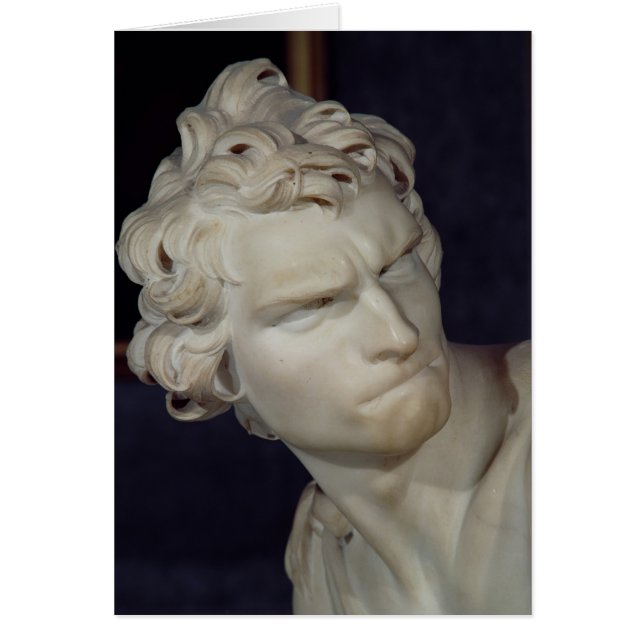 David, detalle de la cabeza, 1623-23 (Frente)