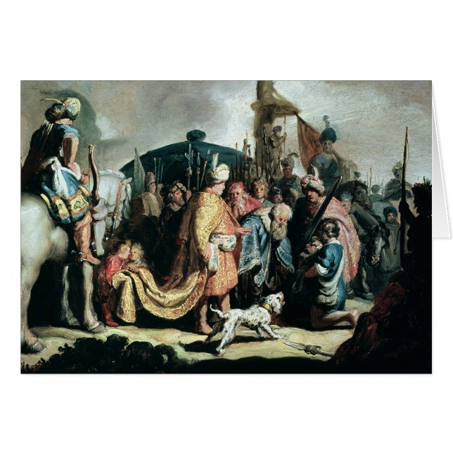 David que ofrece la cabeza de Goliat a rey Saul (Anverso (Horizontal))
