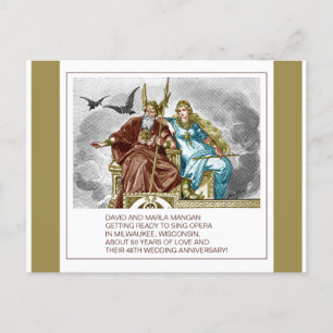 DAVID Y MARLA MANGAN 48ª TARJETA DE ANIVERSARIO