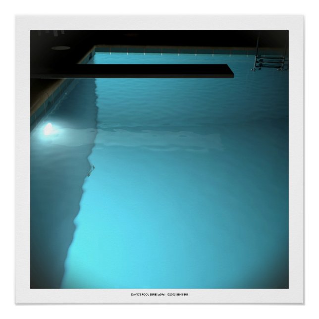 DAVID'S POOL SERIES p09d- 3D Computer ART Poster (Anverso)