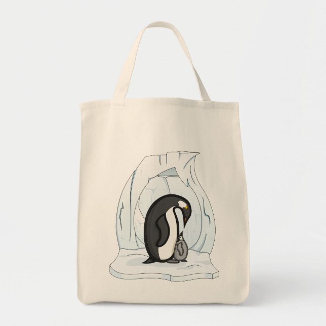 Davin y Annie la bolsa de la tota de los pingüinos (Frente)