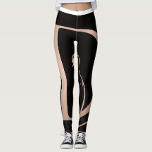 Davina Fit Logo Leggings de Fitness Elegantes para