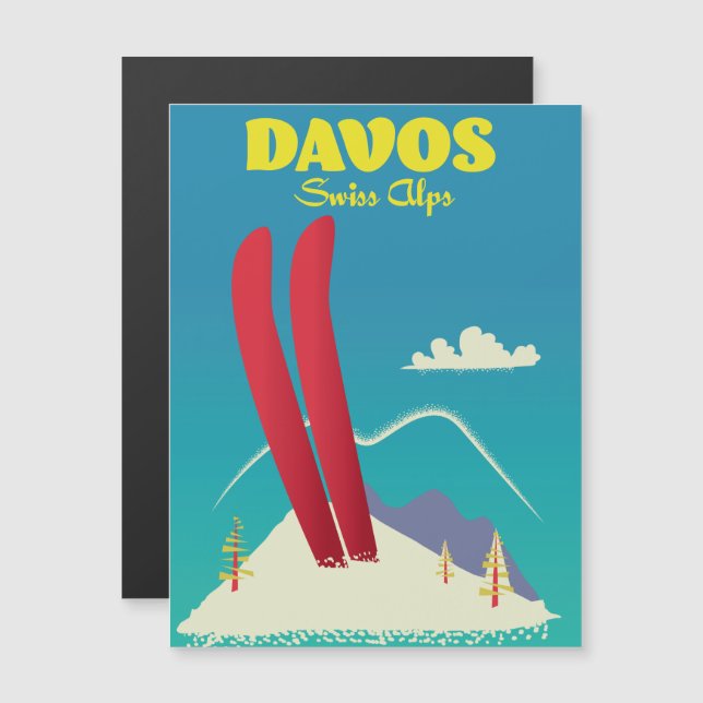 Davos Alpes suizos (Anverso/Reverso)