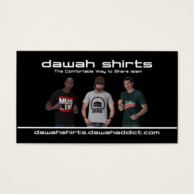 Dawah Camisetas Black (Frente)