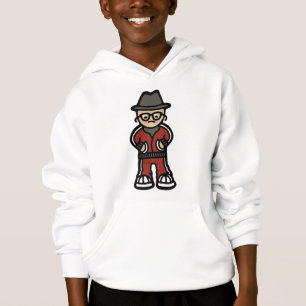 dawg en hoodie. de DA