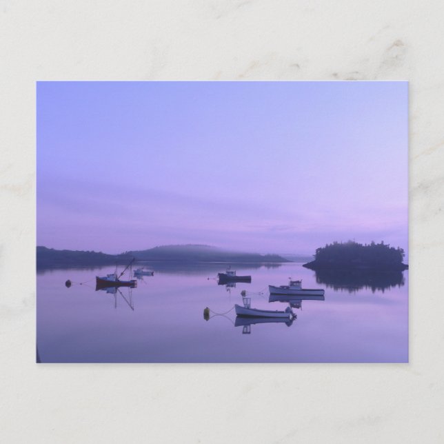 Dawn en la tarjeta postal Lubec (Anverso)