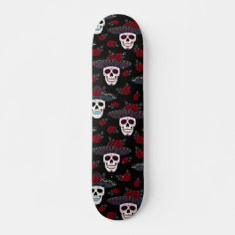 Day Of The Dead Sugar Skull Skateboard