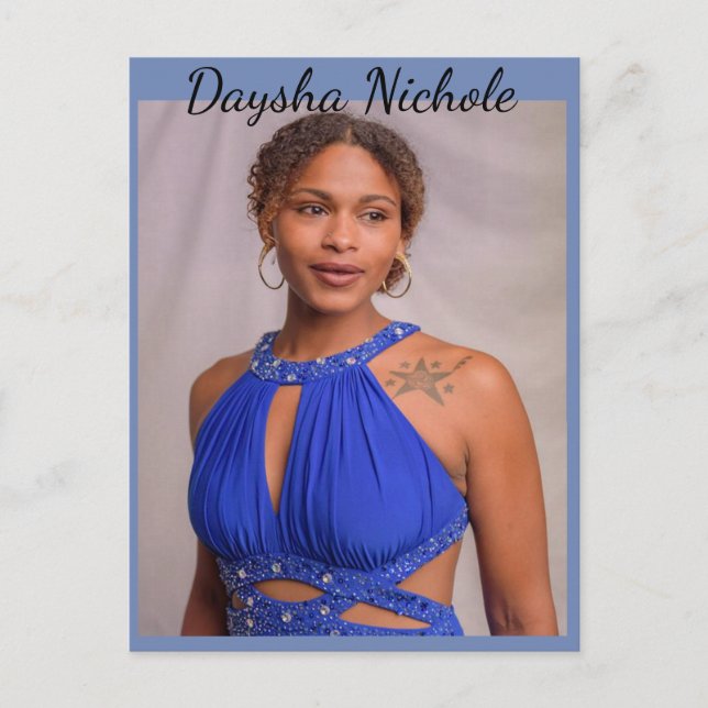 Daysha Nichole McGinnis, postal (Anverso)