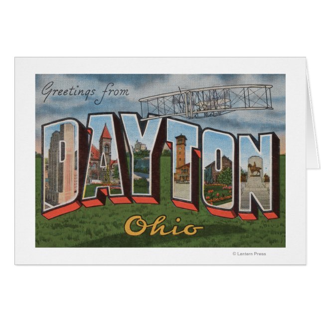 Dayton, Ohio (Avión de Wright Brothers) (Anverso (Horizontal))