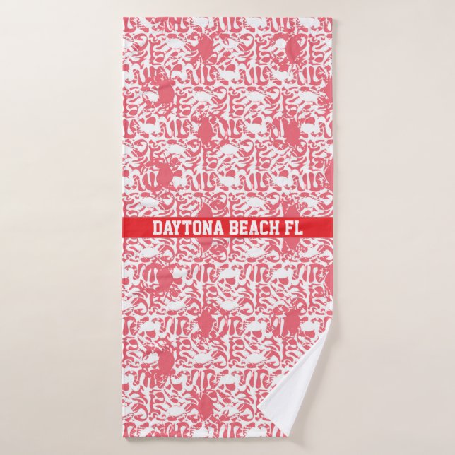 Daytona Beach FL Personalizado (Toalla de baño)