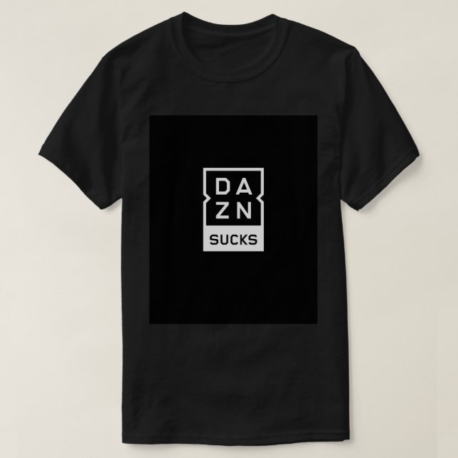 DAZN SUCKS Gráfica Camiseta (Diseño del anverso)