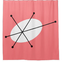 Dazzle Cortina de ducha rosa