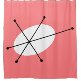 Dazzle Cortina de ducha rosa