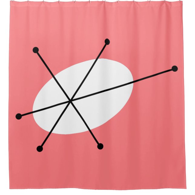 Dazzle Cortina de ducha rosa (Anverso)