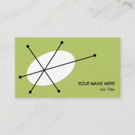 Dazzle Green tarjeta de visita