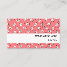 Dazzle Multi Pink tarjeta de negocios banda blanca