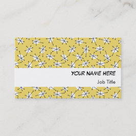 Dazzle Multi Yellow tarjeta de visita franja blanc