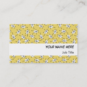 Dazzle Multi Yellow tarjeta de visita franja blanc