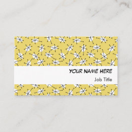 Dazzle Multi Yellow tarjeta de visita franja blanc