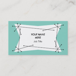 Dazzle Plaque Blue tarjeta de visita