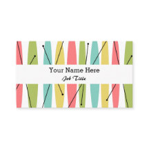 Dazzle Stripe tarjeta de visita blanca