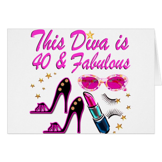 DAZZLING 40TH DIVA (Anverso (Horizontal))