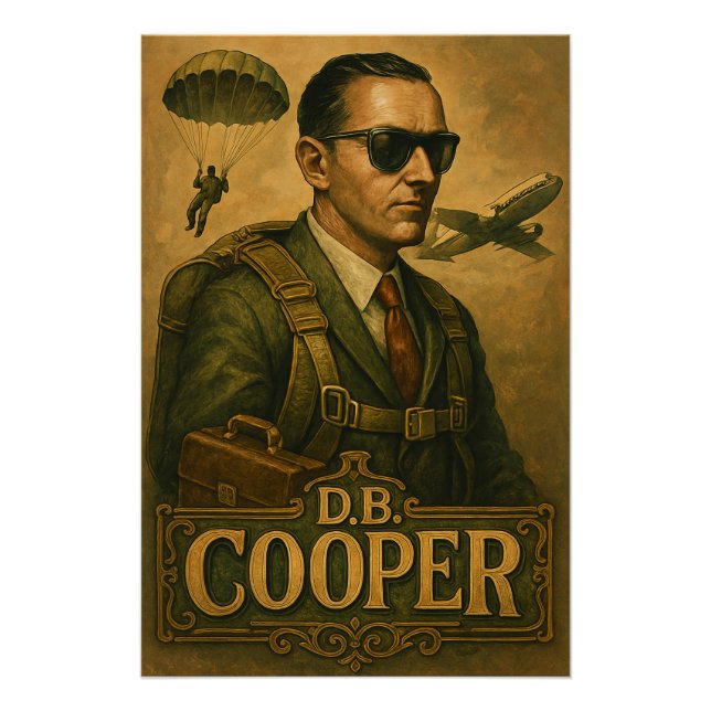 DB Cooper Poster (Anverso)
