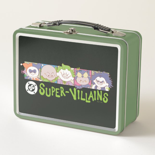 DC Super-Villains Cartoon Lineup (Anverso)