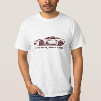 De 0 a 60 en la camiseta de Who Cares
