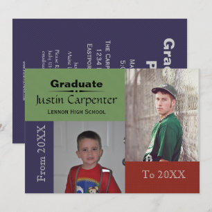 De 20XX a 20XX 2 Foto - Anuncio de Graduación
