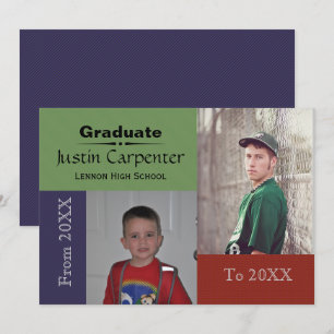 De 20XX a 20XX 2 Foto - Anuncio de Graduación